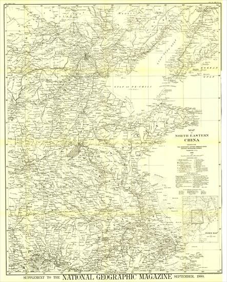 Mapy National Geographic. 539 map. Wysoka jakość - China, North Eastern 1900.jpg