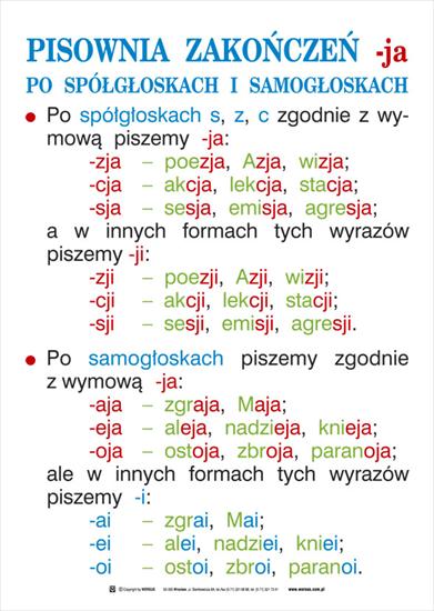 gramatyka, ortografia - pisownia_zakonczen_-ja.jpg