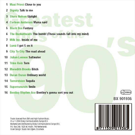 Greatest Hits Of The 90s CD1 - Greatest Hits Of The 90s CD1.B.jpg