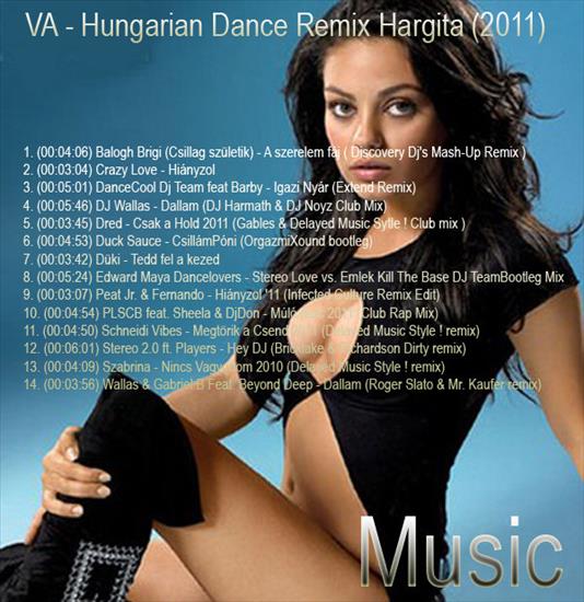 2011 - Hungarian Dance Remix Hargita - Back.jpg