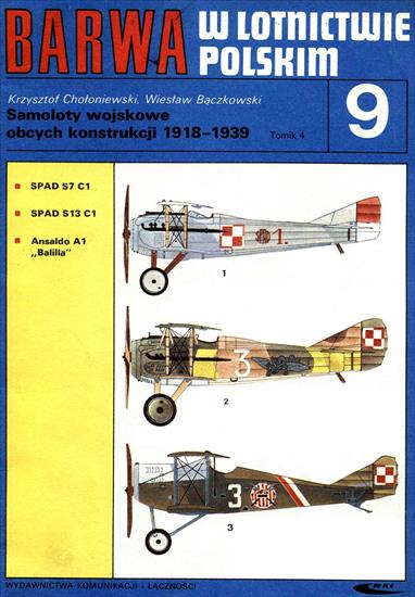 Lotnictwo - barwa - BwLP-09-Chołoniewski K., Bączkowski W.-Samoloty wojskowe obcych konstrukcji 1918-1939,v.4.jpg