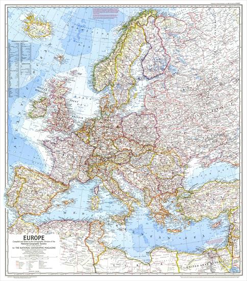 Mapy National Geographic. 539 map. Wysoka jakość - Europe 1969.jpg