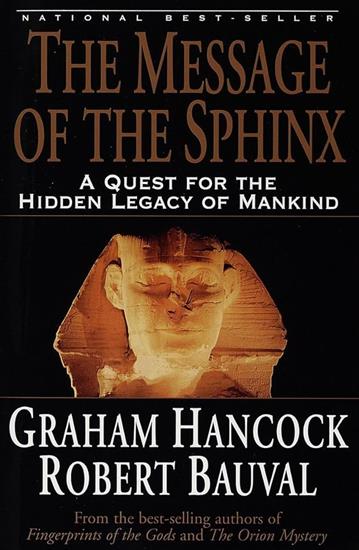Graham Hancock - 1996 - The Message Of The Sphinx - folder.jpg