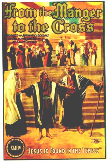 1 - PLAKATY FILMÓW RELIGIJNYCH - Od stajenki po krzyż From the manger to the cross  Jesus of Nazareth - 1912.jpg
